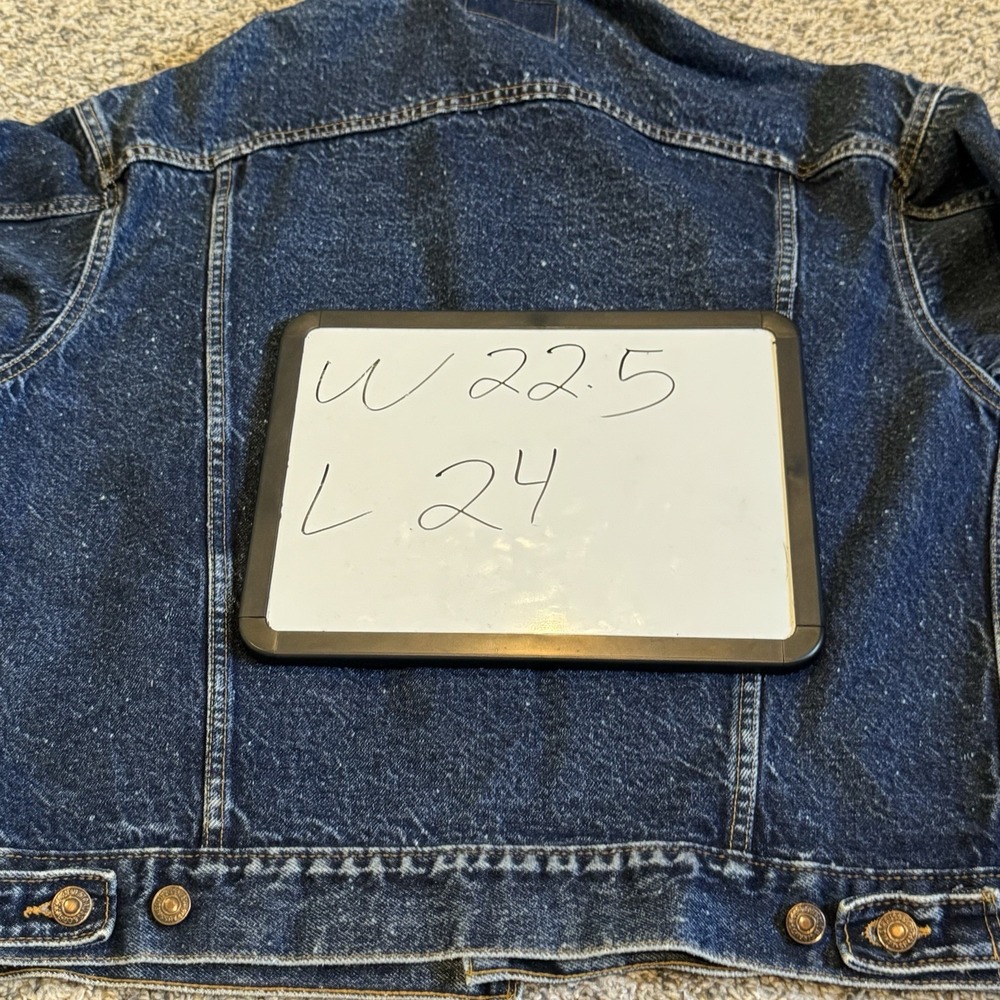 Vintage 80s Levis 70507 0229 Galactic Denim Jean Trucker Jacket Mens Medium - Picture 6 of 8